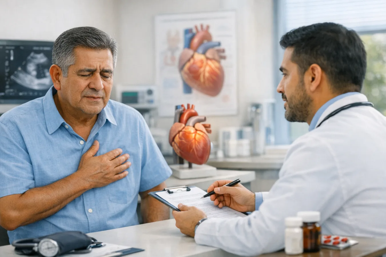 ¿Qué médico trata angina de pecho?